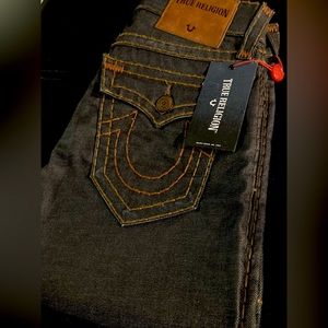 NWT! Rare! 🇺🇸 Ricky Super T in “STORMY NIGHT” wash by True Religion size 31x35